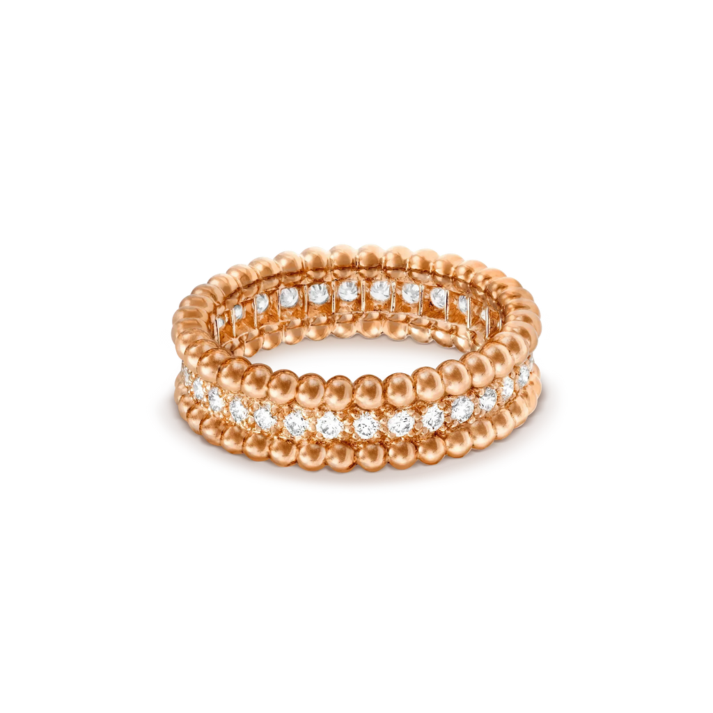 [Royal]PERLEE DIAMOND ROSE GOLD RING