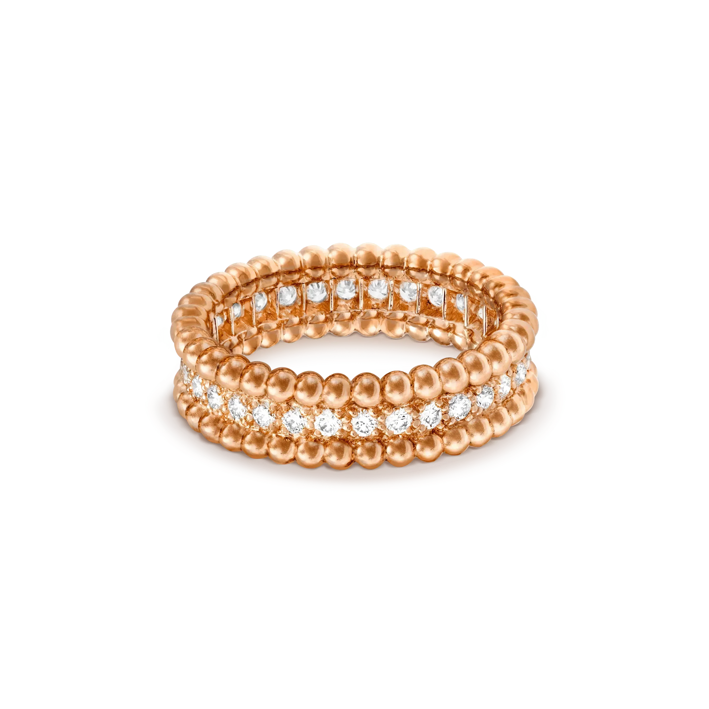 [Royal]PERLEE DIAMOND ROSE GOLD RING