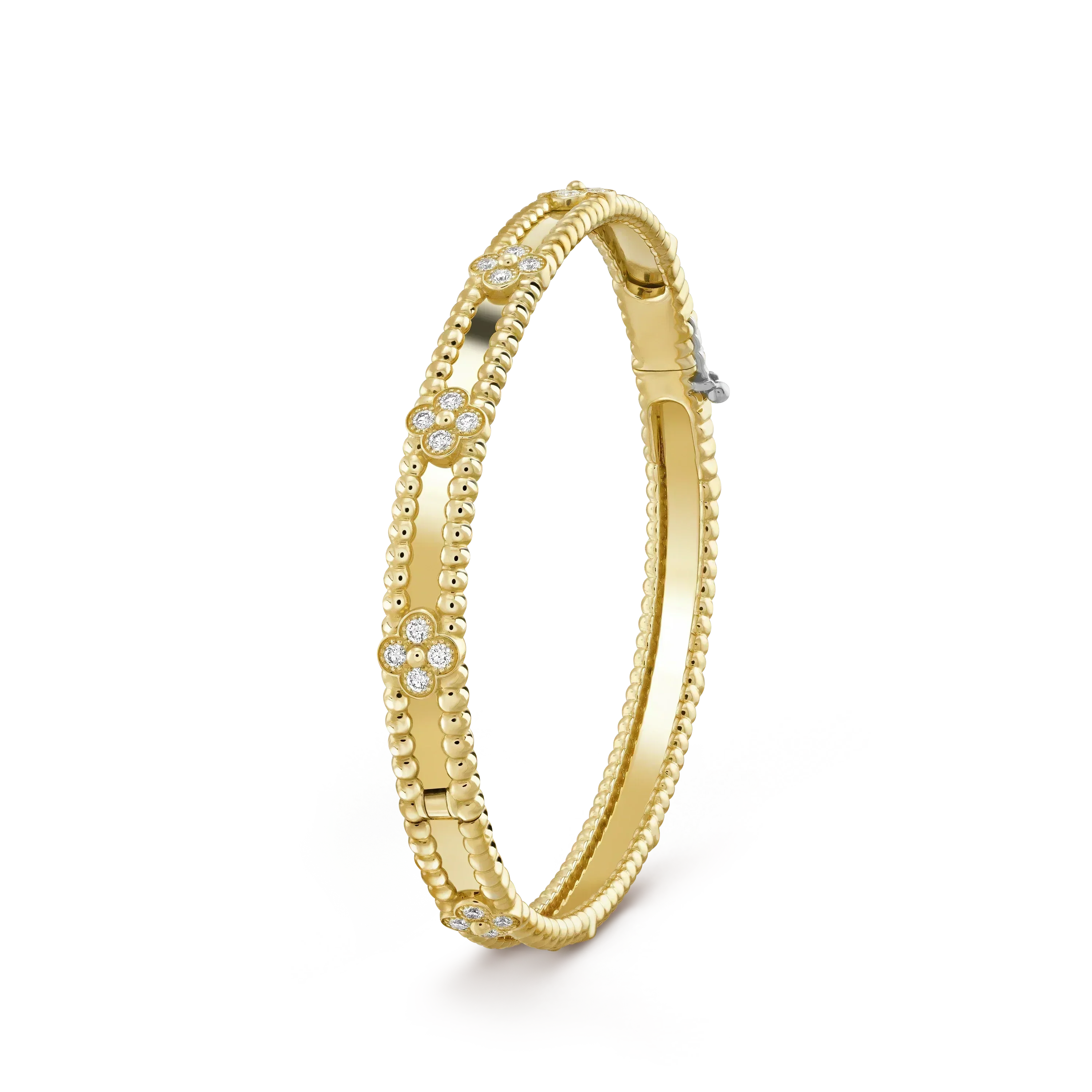 [Royal]CLOVER BRACELET 4MM DIAMONDS
