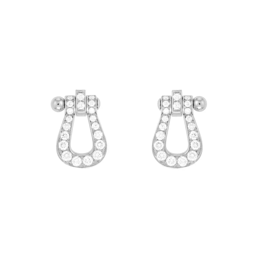 [Royal]FORCE 10 FULL DIAMOND STUD EARRINGS MINI MODEL