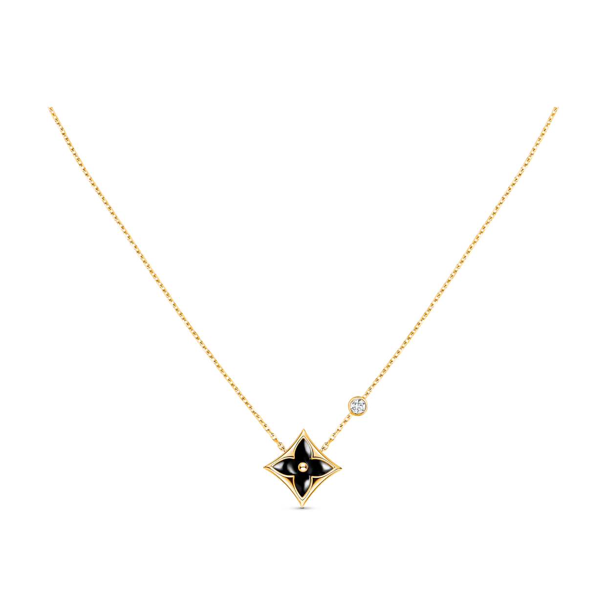 [Royal]STAR BLACK MOP NECKLACE