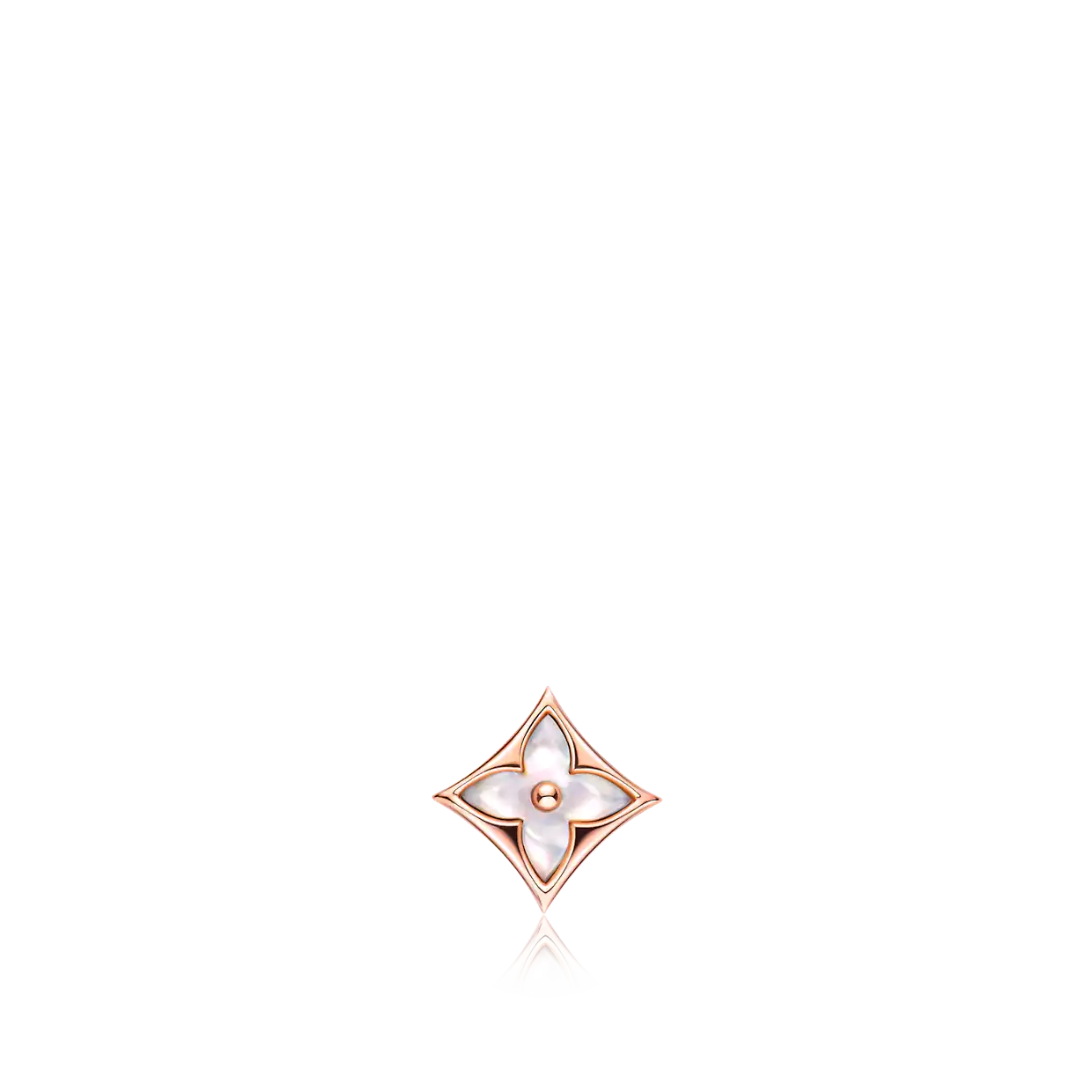 [Royal]STAR MOP PINK GOLD EARRINGS