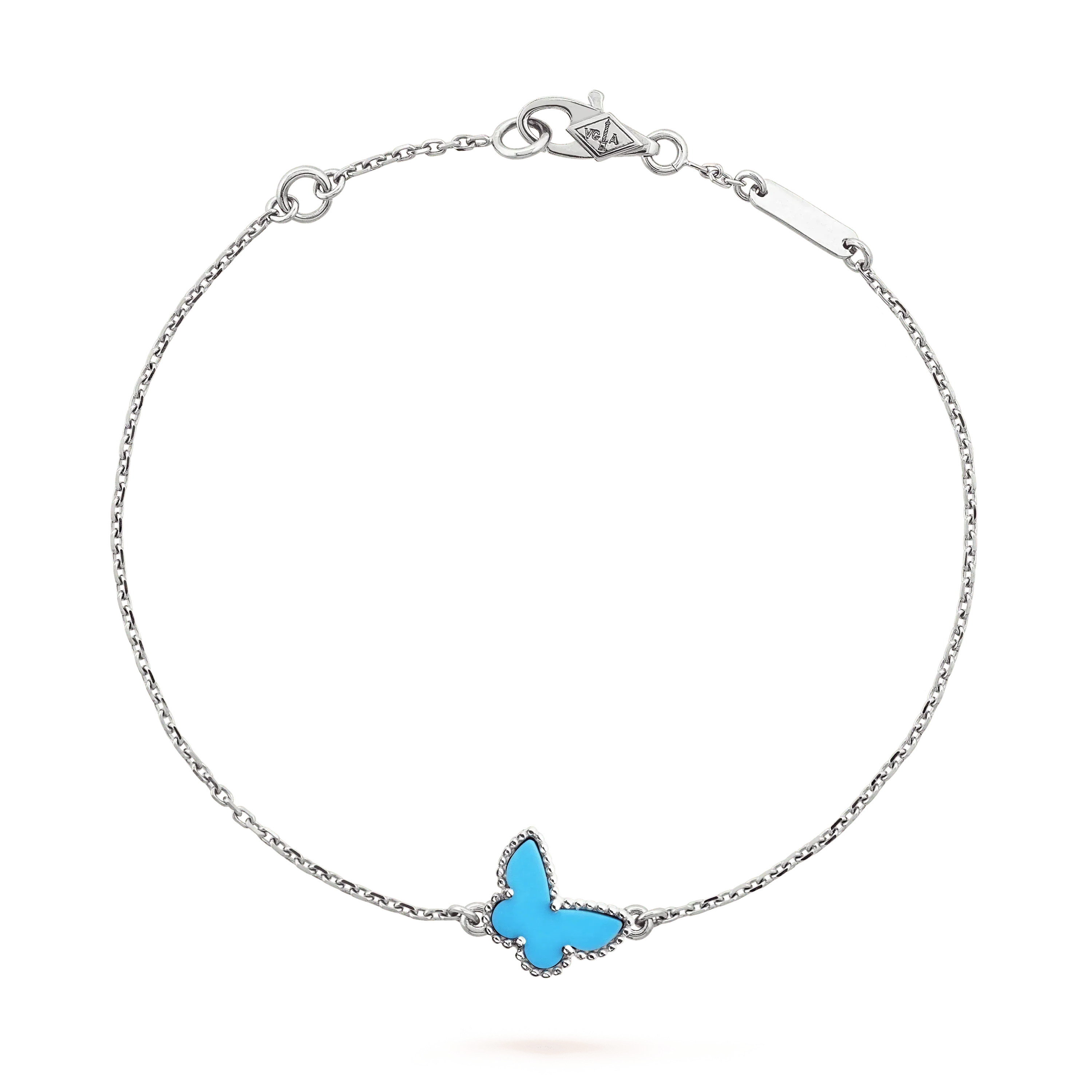 [Royal]BUTTERFLY TURQUOISE BUTTERFLY BRACELET SILVER